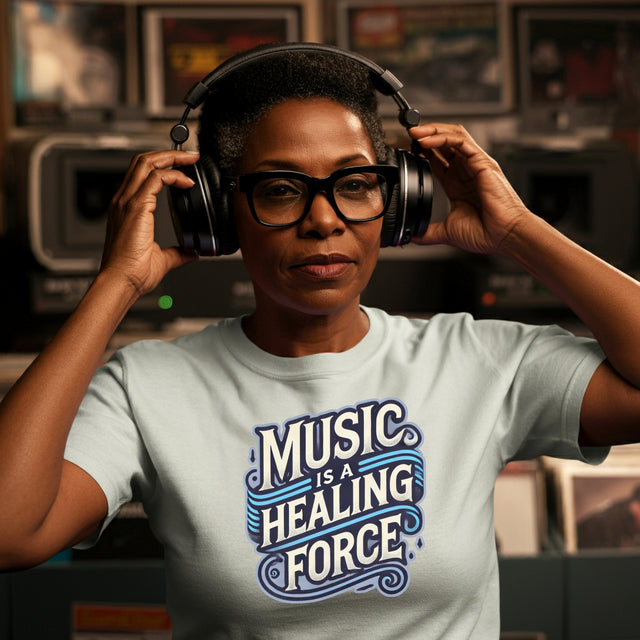 Music Is A Healing Force T-shirt, Music Lover Shirt