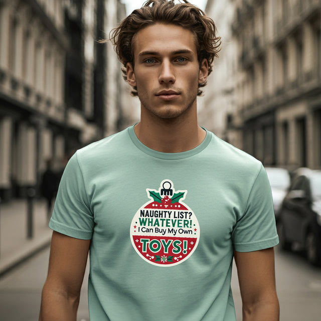 Naughty List Ornament T-shirt, Christmas Shirt