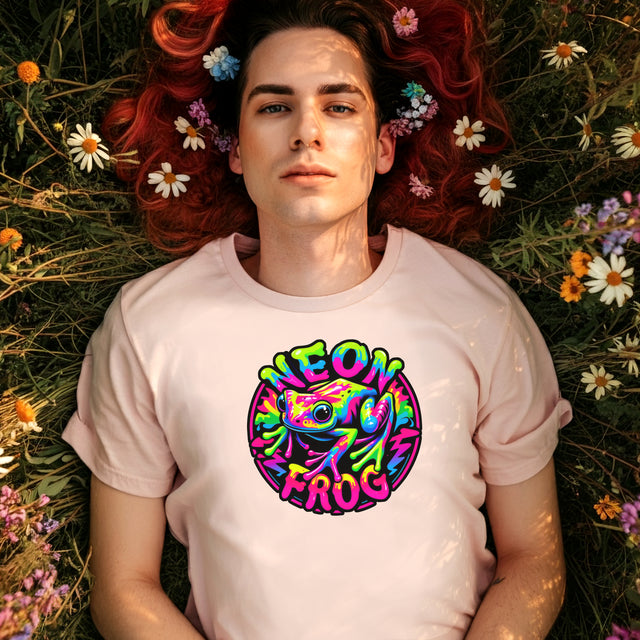 Neon Frog T-shirt, Amphibian Tee
