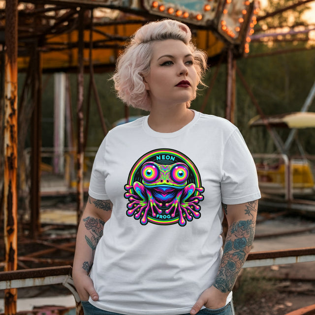 Neon Frog T-shirt, Amphibian Tee