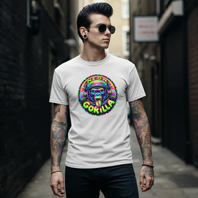 Neon Gorilla T-shirt, Ape Tee