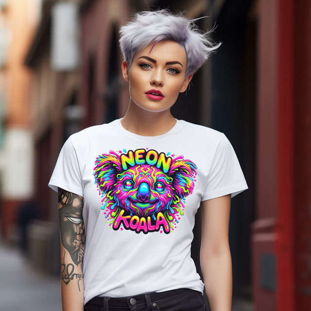 Neon Koala T-shirt, Koala Tee