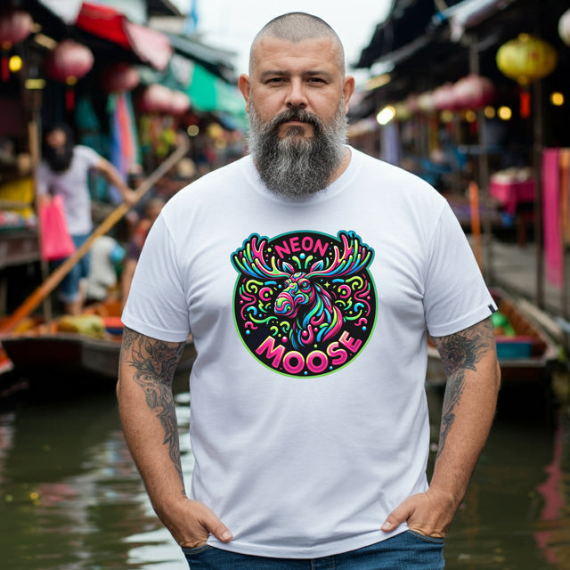 Neon Moose T-shirt, Moose shirt