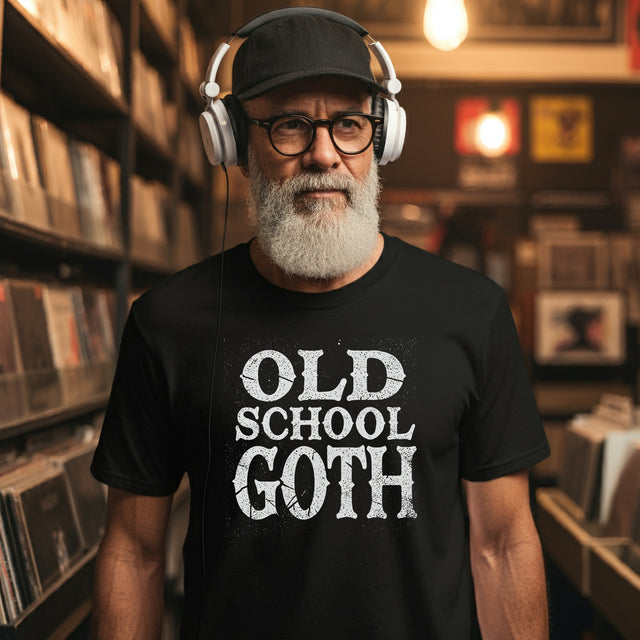 Old School Goth T-shirt, Goth Shirt