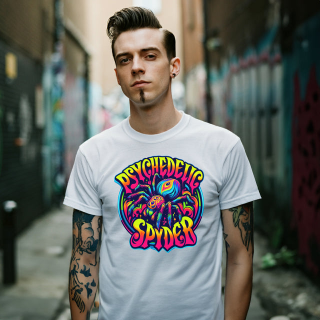 Psychedelic Spyder T-shirt, Spider Tee