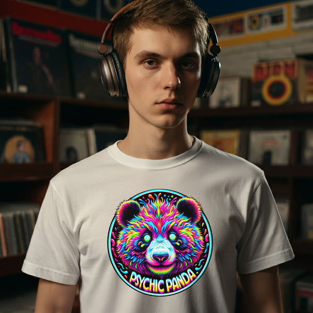 Psychic Panda T-shirt, Panda Bear Tee