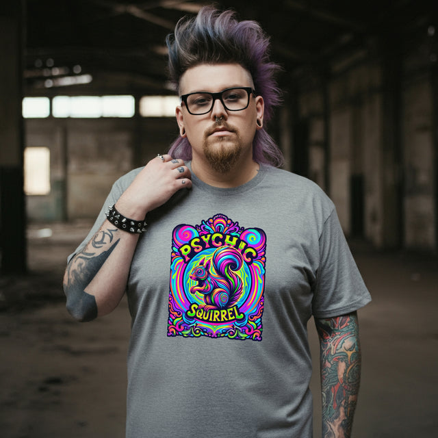 Psychic Squirrel T-shirt, Squirrel Shirt