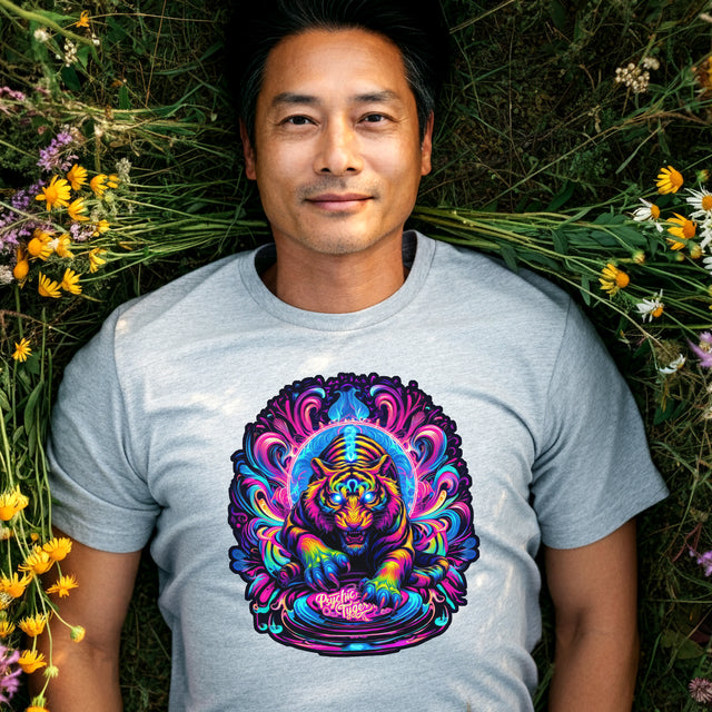 Psychic Tyger T-shirt,Tiger Lover Top,Big Cat Lover