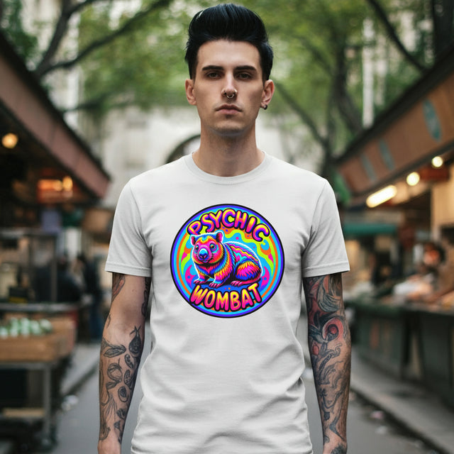 Psychic Wombat T-shirt, Wombat Tee