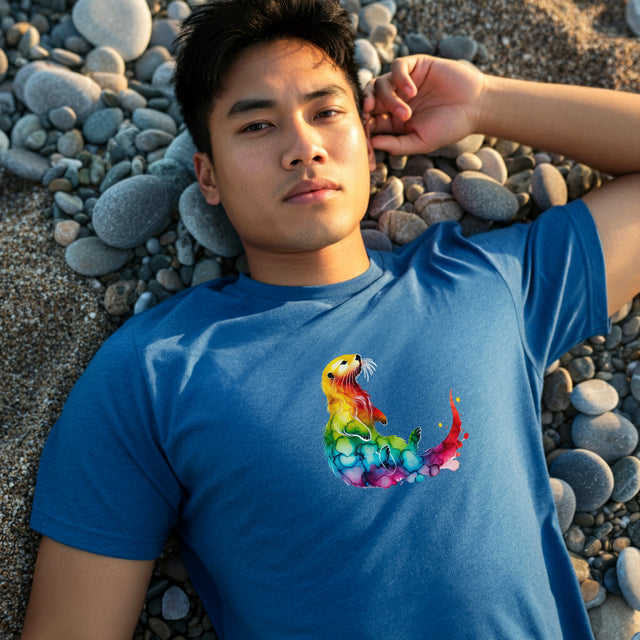 Rainbow Sea Otter,Marine life Tee,Sea life lover,Ocean Life,Nautical,Pride Shirt,LGBTQ+ Tee
