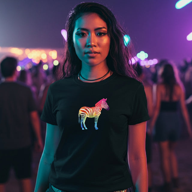 Rainbow Zebra T-shirt,Pride Shirt,Pride Parade Top,Rainbow Animals,LGBTQ+ Tee,Nonbinary, Gay,Lesbian,Bisexual,Trans,BGLT,Enby,Pansexual