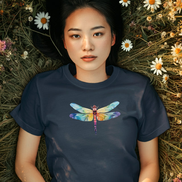 Rainbow Geometric Dragonfly