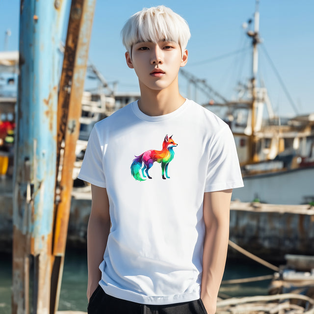 Rainbow Fox,Vixen lover,Foxy tee,Pride Shirt,Rainbow,Pride Parade T shirt,LGBTQ+ Ally Tee