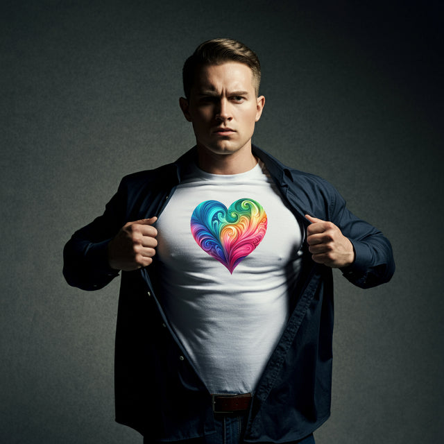 Rainbow Heart Swirl Shirt