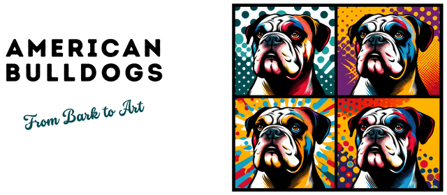 American Bulldog Coffee Mug,4-Panel Pop Art Mug,American Bulldog Lover,Bully Mom,Bully Dad,Sourmug Lover Gift,Bulldogger Gift