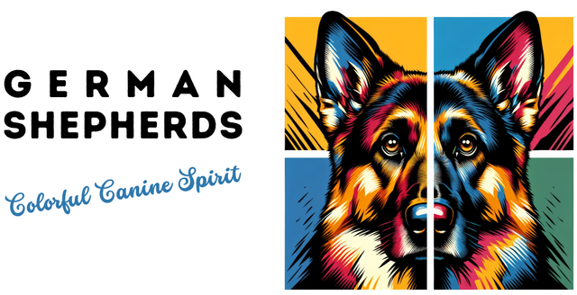 German Shepherd Dog Mug,4-Panel Pop Art Mug,German Shepherd Lover,GSD Mom,GSD Dad,Dog Lover Gift,Alsatian Gift,German Shedder