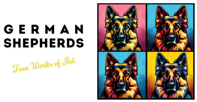 German Shepherd Dog Mug,4-Panel Pop Art Mug,German Shepherd Lover,GSD Mom,GSD Dad,Dog Lover Gift,Alsatian Gift,German Shedder