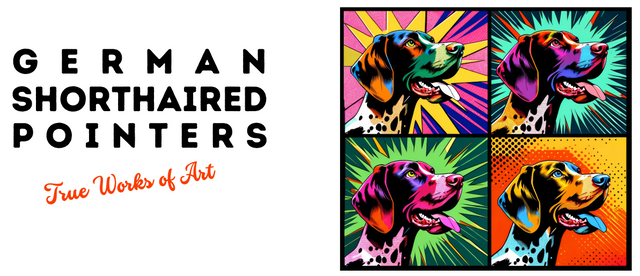 German Shorthaired Pointer Mug,4-Panel Pop Art Mug,German Shorthair Lover,GSP Mom,GSP Dad,Dog Lover Gift,Sporting Group Dog