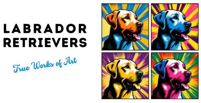 Labrador Retriever Mug,4-Panel Pop Art Mug,Labrador Retriever Lover,Lab Mom,Lab Dad,Dog Lover Gift,Labrador Retriever Gift