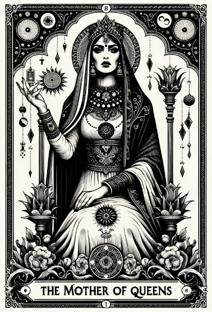 Mother of Queens,Tarot card Mug,Mothers Day Gift,Tarot Reader Gift,Persian Queen Cup,Gift for her,Girl mom gift,Persian Mom Gift,Aziz, Azeez