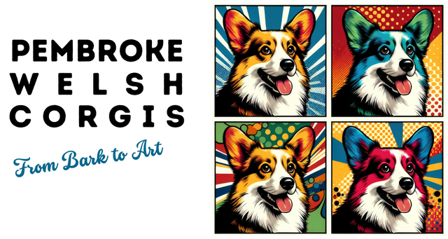 Pembroke Welsh Corgi Mug,4-Panel Pop Art Mug,Corgi Lover,PWC Mom,PWC Dad,Dog Lover Gift,Pemi Corgi Gift