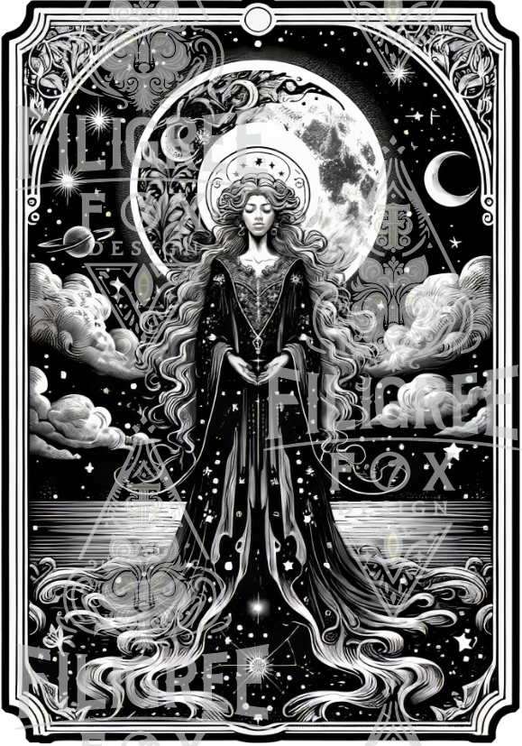 Queen of the Night Sky,Tarot card shirt,Mother's Day Gift,Tarot Reader Gift,Witchy Shirt,Mystical Cards Tee,Celestial Astrology,Gift for her