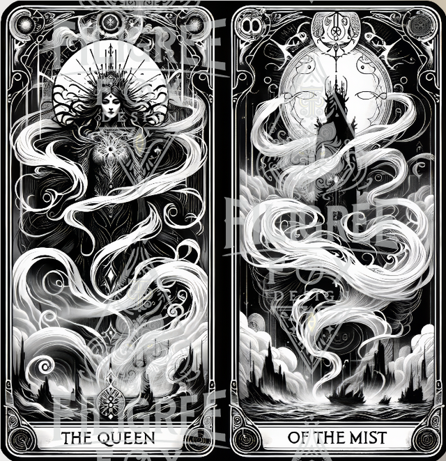 Queen of Mist,Tarot card shirt,Mothers Day Gift,Tarot Reader Gift,Witchy Shirt,Mystical Cards Tee,Celestial Astrology,Gift for her,Goth Tee