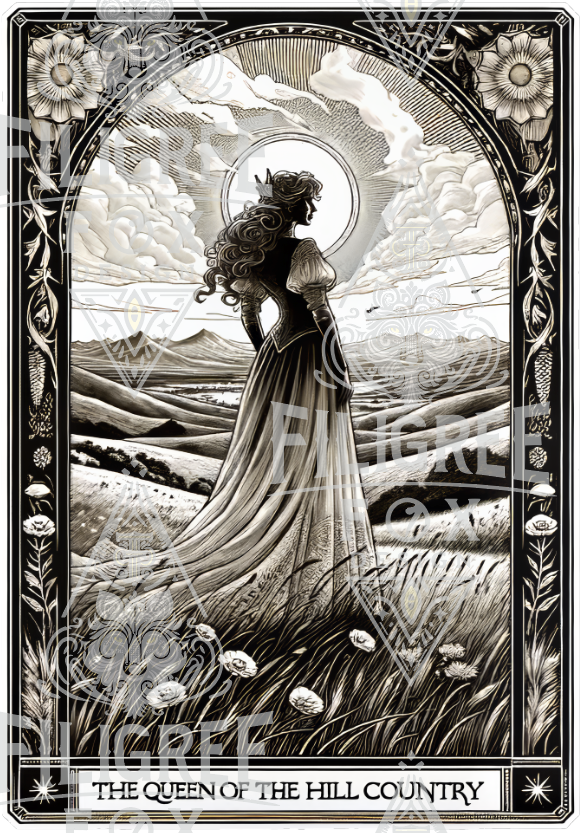 Queen of Hill Country,Tarot card mug,Mothers Day Gift,Gift for her,Gift for Mom,Texas Hill Country Gift,Texas Gift for Her,Texas Mom Gift