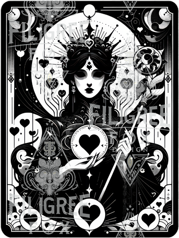 Queen of Black Hearts,Tarot card shirt,Mother's Day Gift,Witchy Shirt,Mystical Cards Top,Celestial Astrology,Goth Tee,Gift for her,Gothic