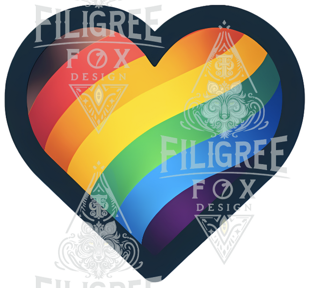 Philadelphia Pride Rainbow Heart T-shirt, Youth Size