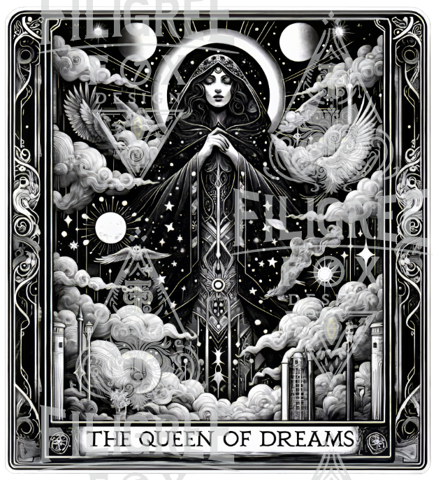 Queen of Dreams,Tarot card Mug,Mother's Day Gift,Tarot Reader Gift,Witchy Cup,Mystical Cards Mug,Gift for her,Gift for Mom,Gift for Wife