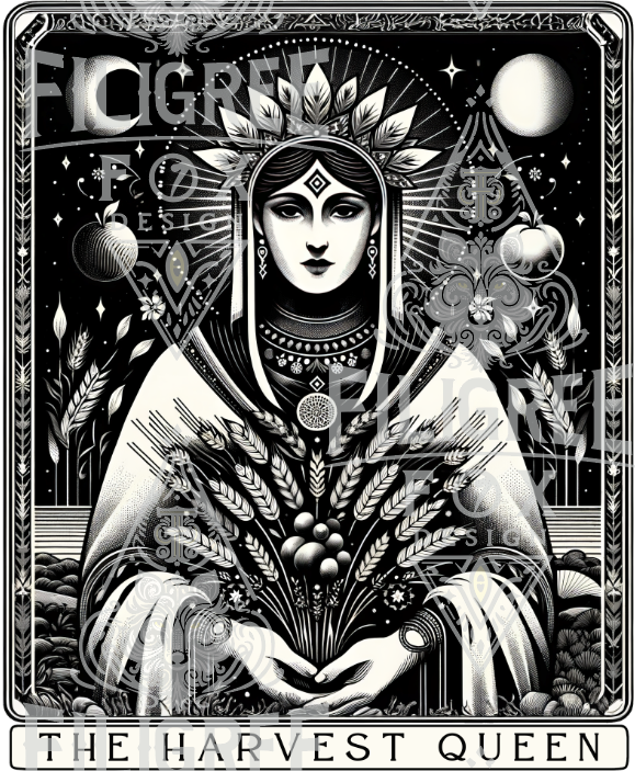 Harvest Queen,Tarot card shirt,Mother's Day Gift,Tarot Reader Gift,Gardening Shirt,Mystical Cards Tee,Gardener Shirt,Gift for her,Fall shirt