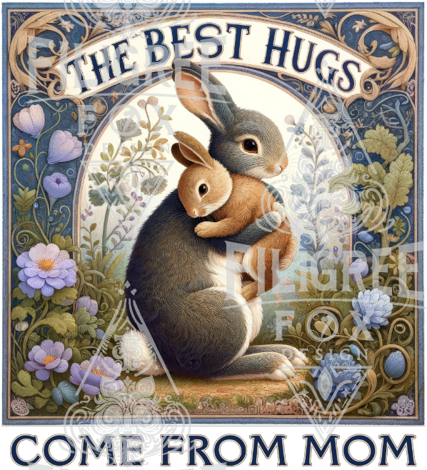 Rabbit T-shirt,Mother's Day Gift,Cute Mama Tee,Mom Life,Baby Shower Gift,Mama and Baby Shirt,New Mom Gift,Mom Hug Shirt,Gift For Wife, Bunny