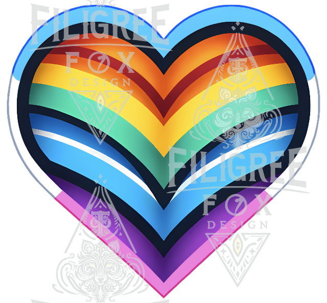 Trans Rainbow Heart T-shirt, Pride Shirt