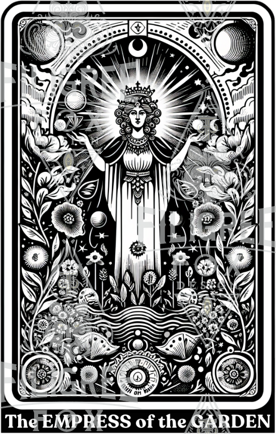 Empress of the Garden,Tarot card shirt,Mother's Day Gift,Tarot Reader Gift,Gardening Shirt,Mystical Cards Tee,Gardener Shirt,Gift for her