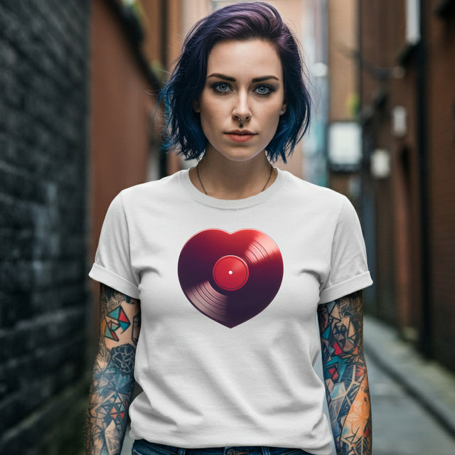 I Love Vinyl T-shirt, Record Collector Shirt
