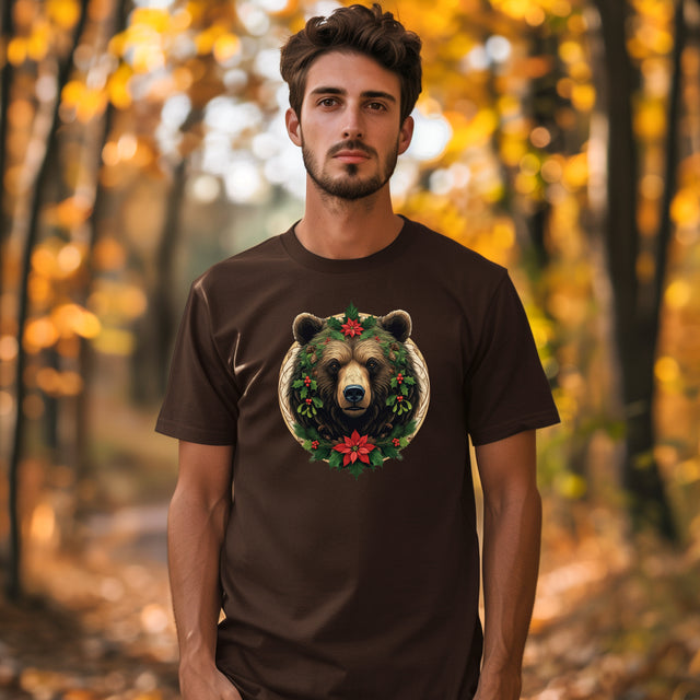Christmas Brown Bear T-shirt