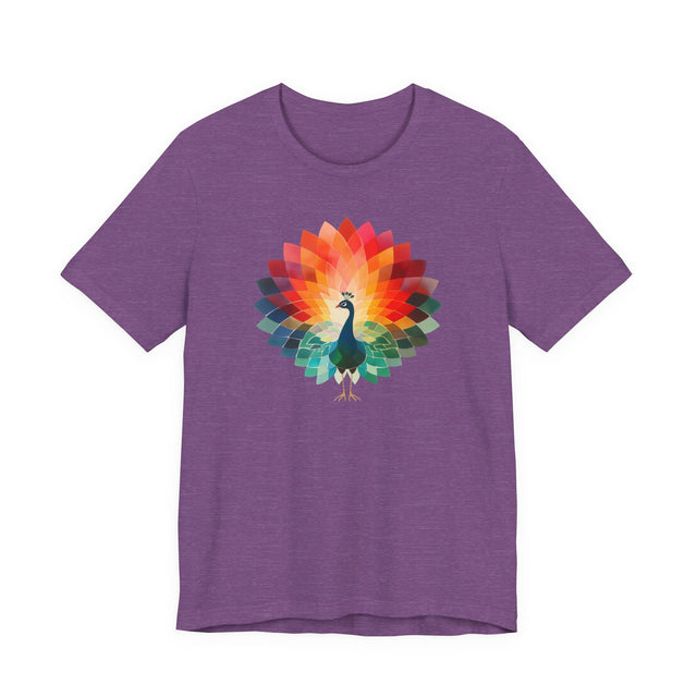 Rainbow Peacock T-shirt,Pride Shirt, Pride Parade Top, Rainbow Animals,LGBTQ+ Tee