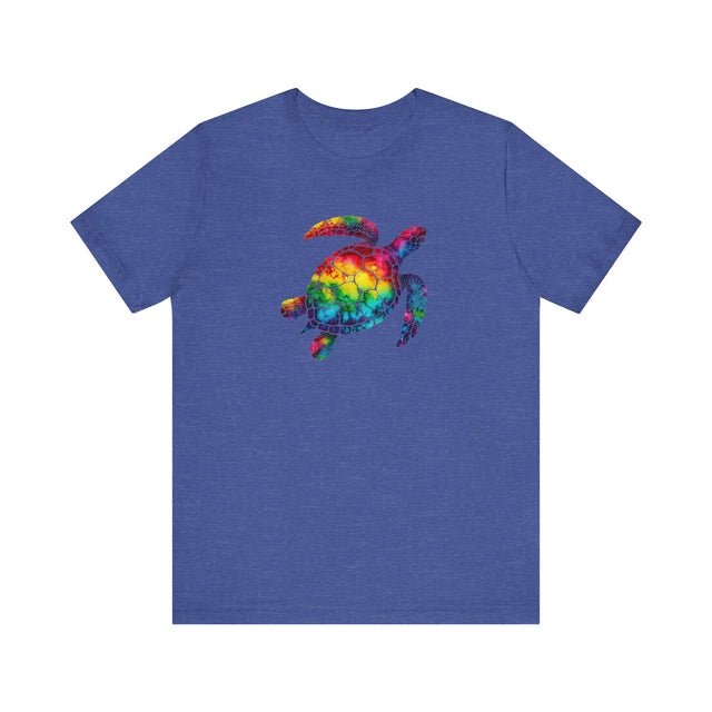 Rainbow Sea Turtle Alcohol Ink T-shirt, Pride Shirt, LBGT, Sea Turtle T shirt, LGBTQ+, BGLT, Ocean