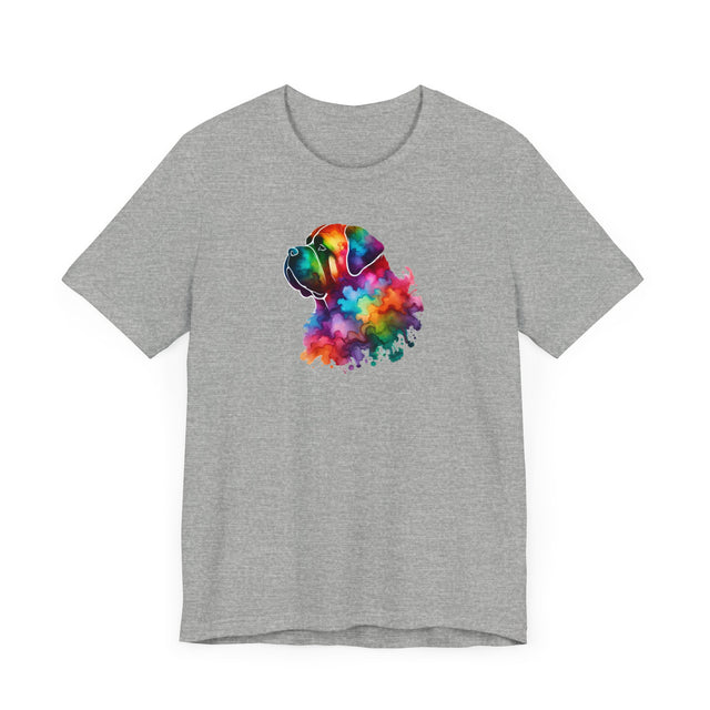 Rainbow Mastiff Head T-shirt,Pride Shirt,Dog Lover Top,Rainbow Animals,LGBTQ+ Tee, Mastiff owner, Mastiff gift