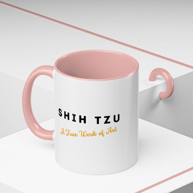 Shih Tzu Coffee Cup,4-Panel Pop Art Mug,Shih Tzu Lover,Shih Tzu Mom,Shih Tzu Dad,Dog Lover Gift,Shih Tzu Gift