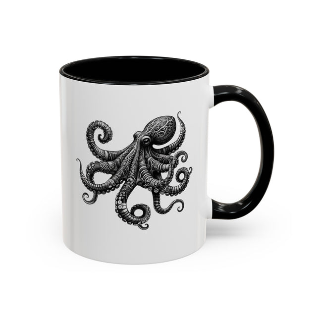 Octopus Mug, Ocean Lover Gift, Boating Gift, Coastal Living, Ocean Gift, Coastal gift,Coastal Decor, Nautical Mug, Nautical Gift, Captain