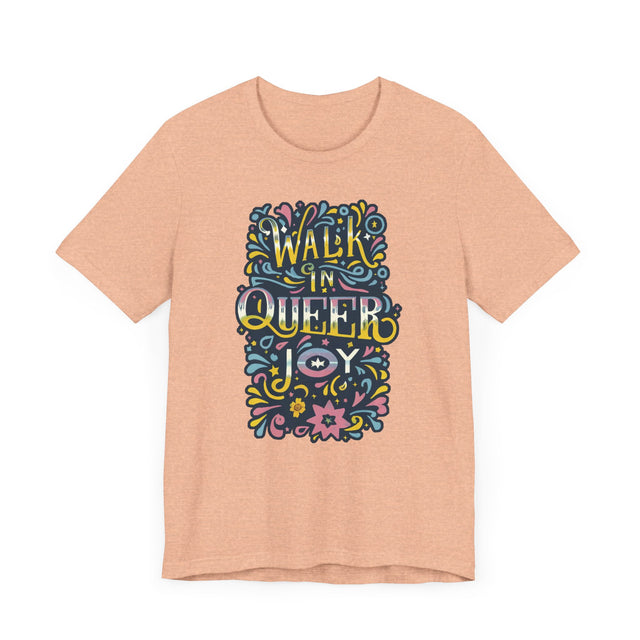 Queer Joy T-shirt,Pride Shirt,Pride Parade Top, LGBTQ+ Tee, Nonbinary, Gay, Lesbian, Bisexual, Trans, BGLT, LBGT, Enby, Pansexual, Bi