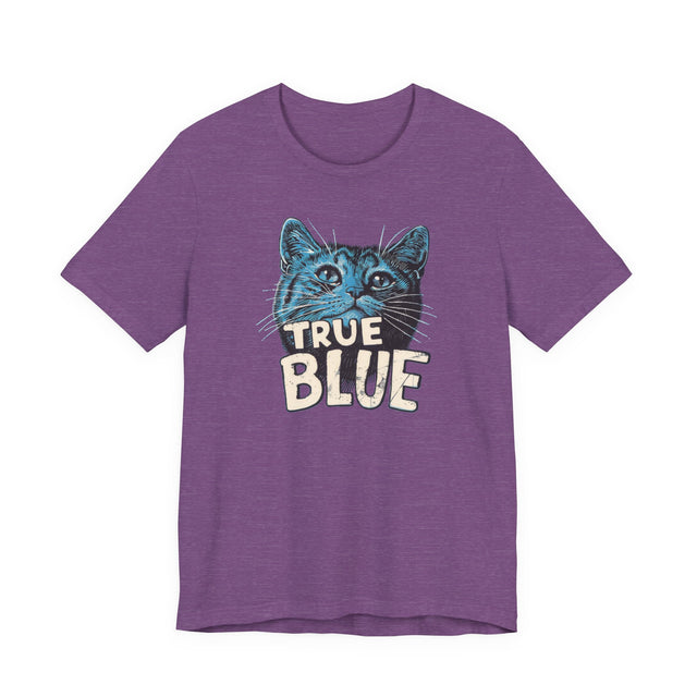 True Blue Cat T-shirt, Susan Scheid Poetry Shirt