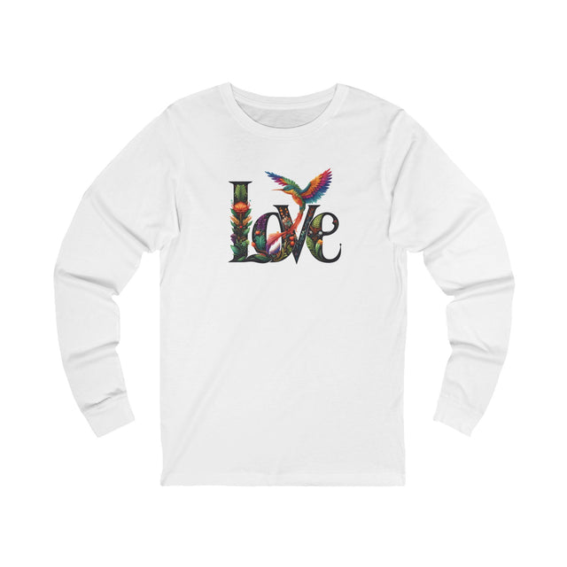 Love Quetzal T-shirt, Bird Lover T shirt, Unisex Jersey Long Sleeve Tee
