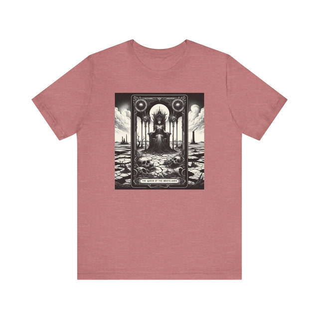 Queen of the Wastelands,Tarot card shirt,Mothers Day Gift,Goth Shirt,Witchy Shirt,Mystical Cards Tee,Goth Mom Gift,Gothic Art Shirt
