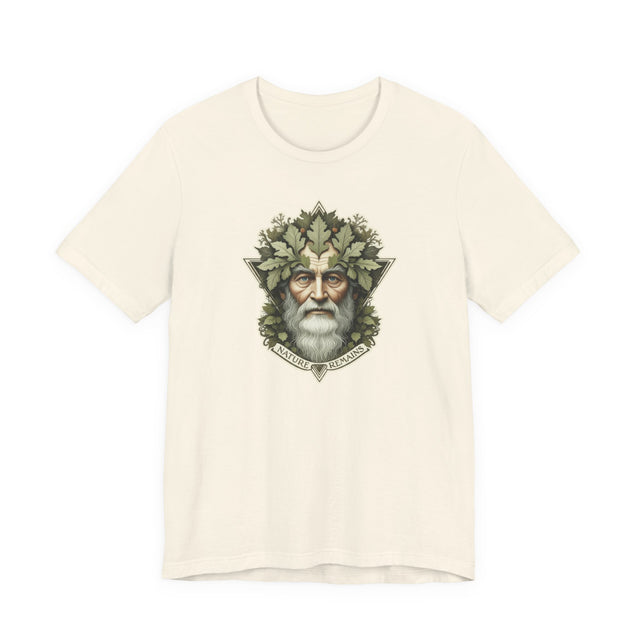 Green Man Shirt, Nature Remains T-shirt, Nature Lover, Walt Whitman Tee