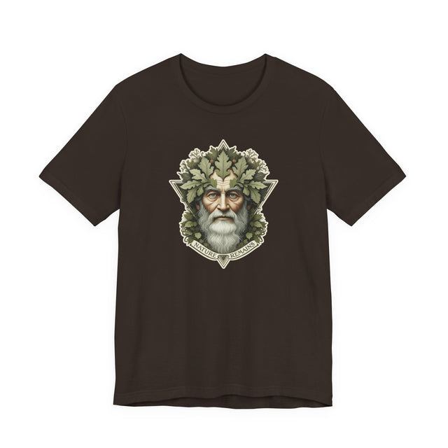Green Man Shirt, Nature Remains T-shirt, Nature Lover, Walt Whitman Tee
