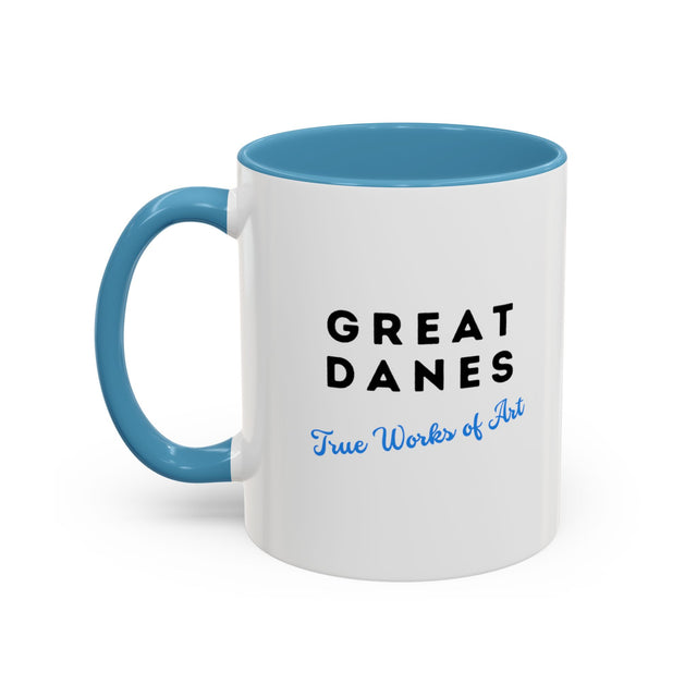 Great Danes Coffee Cup,4-Panel Pop Art Mug,Great Dane Lover,Great Dane Mom,Great Dane Dad,Dog Lover Gift,Great Dane Gift