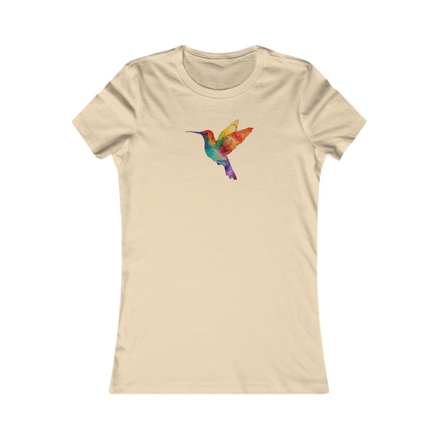 Rainbow Hummingbird T-shirt,Pride Shirt,Queer Top,Rainbow birds,LGBTQ+ Tee,Gay,Lesbian,Bisexual,Trans,Women's Favorite Tee